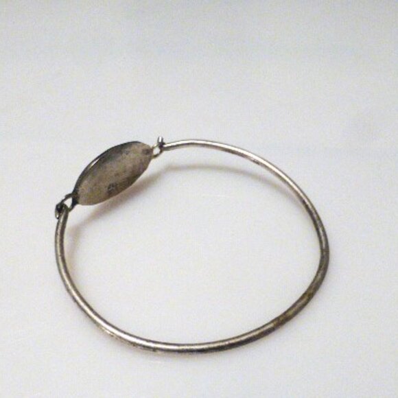 Vintage .925 Alpaca Mexico ABOLONE BRACELET - Picture 3 of 8